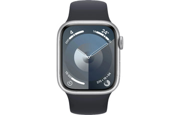 Apple Watch Series 8 GPS, 41mm Starlight Aluminium Case with Midnight Sport Band - Good